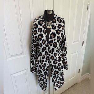 Leopard Print Women's Cardigan